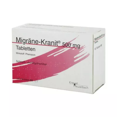 MIGRÄNE KRANIT 500 mg-os tabletta, 100 db