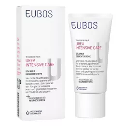 EUBOS TROCKENE Skin Urea 5%-os arckrém, 50 ml