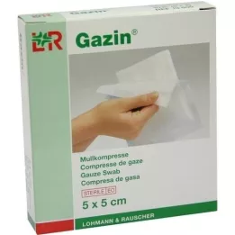 GAZIN Géz komp.5x5 cm steril 8x, 5X2 db