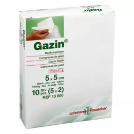 GAZIN Géz komp.5x5 cm steril 8x, 5X2 db