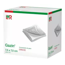 GAZIN 7,5x7,5 cm-es steril géz 8x, 5X2 db