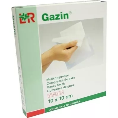 GAZIN 10x10 cm-es steril géz 8x, 5X2 db