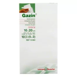 GAZIN 10x20 cm-es steril géz 8x, 5X2 db