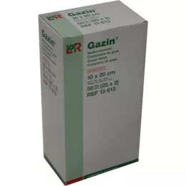 GAZIN 10x20 cm-es steril géz 8x, 25X2 db