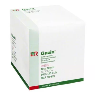 GAZIN 10x20 cm-es steril géz 8x, 25X2 db