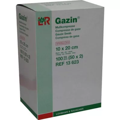 GAZIN 10x20 cm-es steril géz 8x, 50X2 db