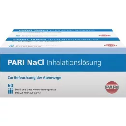 PARI NaCl inhalációs oldat ampullák, 120X2.5 ml