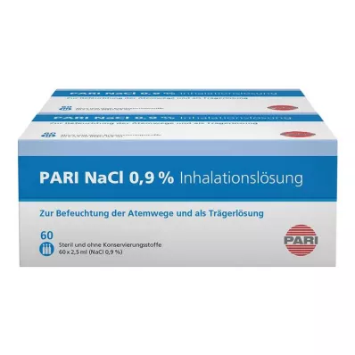 PARI NaCl inhalációs oldat ampullák, 120X2.5 ml PARI NaCl inhalációs oldat ampullák, 120X2.5 ml
