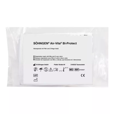 AIR-VITA Bi-Protect légzésvédő maszk, 1 db AIR-VITA Bi-Protect légzésvédő maszk, 1 db