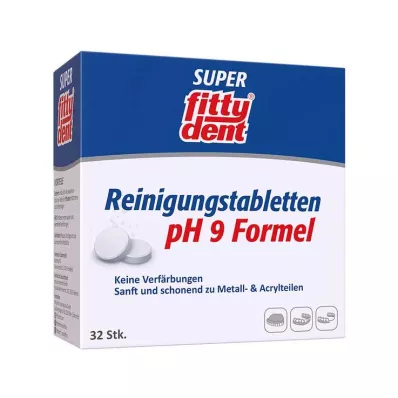FITTYDENT Szuper tisztító tabletta, 32 db