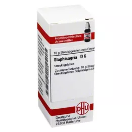 STAPHISAGRIA D 6 gömböcske, 10 g