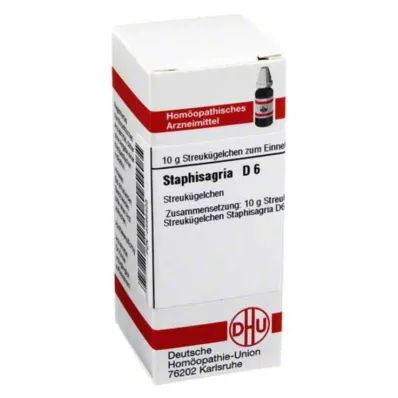 STAPHISAGRIA D 6 gömböcske, 10 g STAPHISAGRIA D 6 gömböcske, 10 g