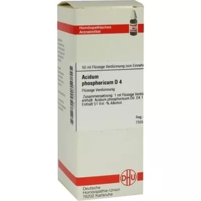 ACIDUM PHOSPHORICUM D 4 hígítás, 50 ml
