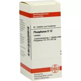 PHOSPHORUS D 12 tabletta, 80 db