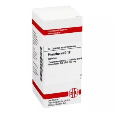 PHOSPHORUS D 12 tabletta, 80 db