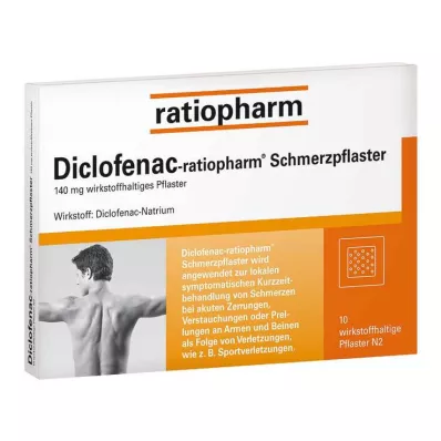 DICLOFENAC-ratiopharm fájdalomcsillapító, 10 db