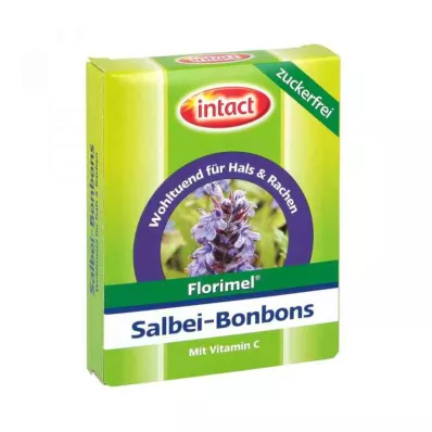 FLORIMEL C-vitaminos zsályás cukormentes cukorkák, 40 g FLORIMEL C-vitaminos zsályás cukormentes cukorkák, 40 g