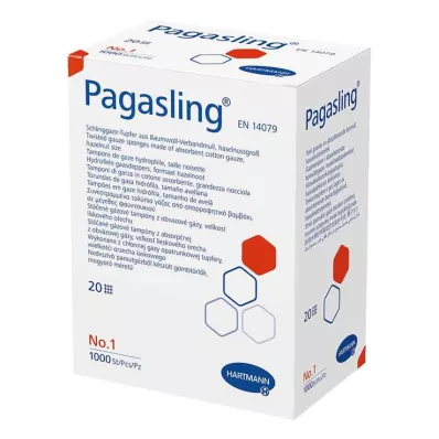 PAGASLING Géz tamponok nem steril 1. méretű mogyoró, 1000 db