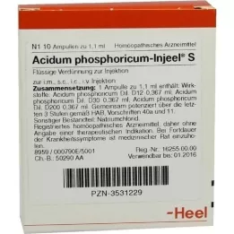 ACIDUM PHOSPHORICUM INJEEL S Ampullák, 10 db