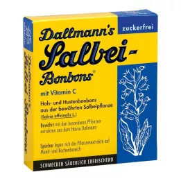 DALLMANNS zsálya cukormentes édesség, 20 db