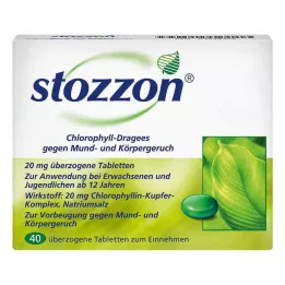 STOZZON Klorofill bevont tabletta, 40 db