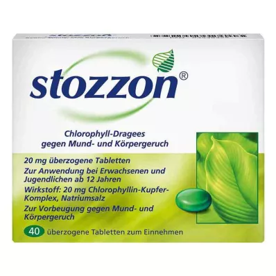 Stozzon klorofill bevonatú tabletta, 40 db