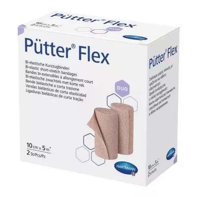PÜTTER Flex Duo kötszer 10 cmx5 m, 2 db