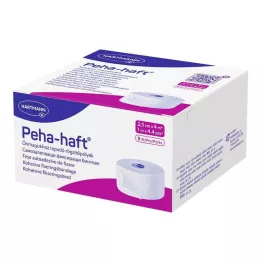 PEHA-HAFT Fixációs kötés latexmentes 2,5 cmx4 m, 8 db