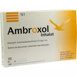 AMBROXOL Inhalációs oldat porlasztó készülékhez, 20X2 ml