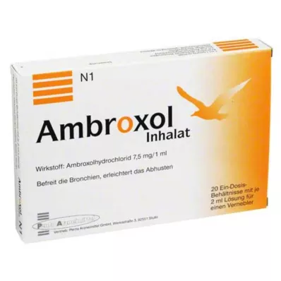 AMBROXOL Inhalációs oldat porlasztó készülékhez, 20X2 ml