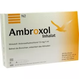 AMBROXOL Inhalációs oldat a porlasztóhoz, 50X2 ml