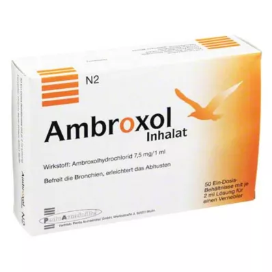 AMBROXOL Inhalációs oldat a porlasztóhoz, 50X2 ml