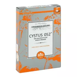 CYSTUS 052 Bio torokpasztilla mézes narancs, 66 db