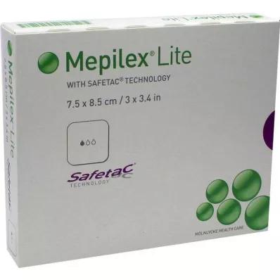 MEPILEX Lite habszivacs kötszer 7,5x8,5 cm steril, 5 db