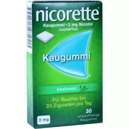 NICORETTE 2 mg-os frissmentás rágógumi, 30 db