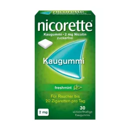NICORETTE 2 mg-os frissmentás rágógumi, 30 db