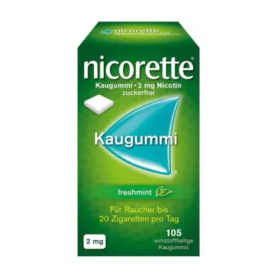 NICORETTE 2 mg-os frissmentás rágógumi, 105 db NICORETTE 2 mg-os frissmentás rágógumi, 105 db