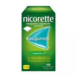 NICORETTE 4 mg-os frissmentás rágógumi, 105 db
