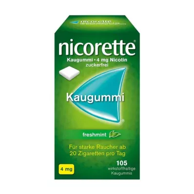 NICORETTE 4 mg-os frissmentás rágógumi, 105 db