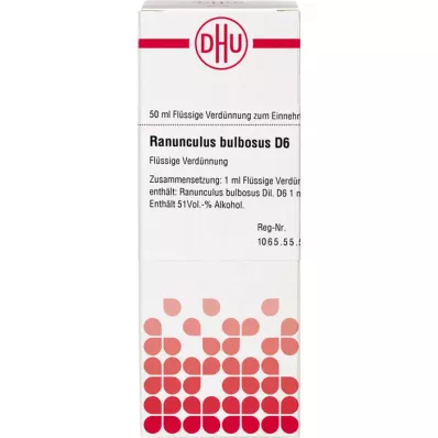 RANUNCULUS BULBOSUS D 6 Hígítás, 50 ml