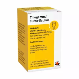 THIOGAMMA Turbó készlet Pur injekciós üvegek, 50 ml