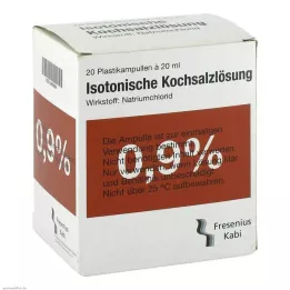KOCHSALZLÖSUNG 0,9%-os műanyag ampullát Fresenius, 20X20 ml