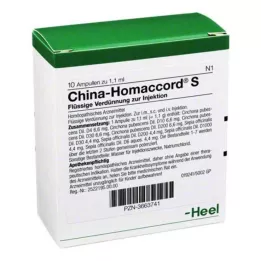 CHINA HOMACCORD S Ampullák, 10 db