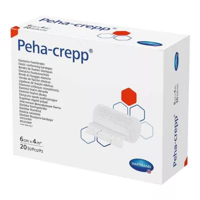 PEHA CREPP Rögzítő kötés 6 cmx4 m, 20 db