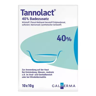 TANNOLACT Fürdőadalék, 10X10 g TANNOLACT Fürdőadalék, 10X10 g