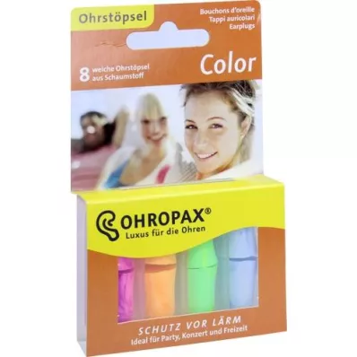 OHROPAX színes habdugó, 8 db