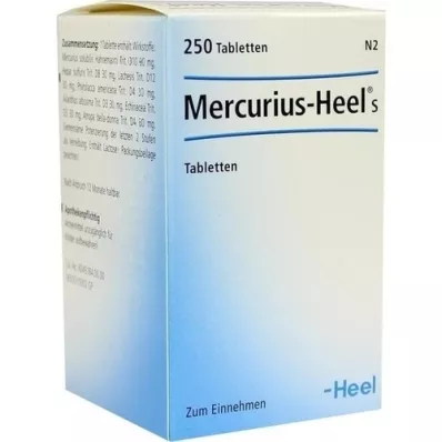MERCURIUS HEEL S tabletta, 250 db