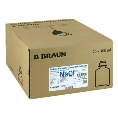 Sóoldat 0,9% Ecoflac Plus, 20X100 ml