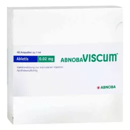 ABNOBAVISCUM Abietis 0,02 mg-os ampullák, 48 db