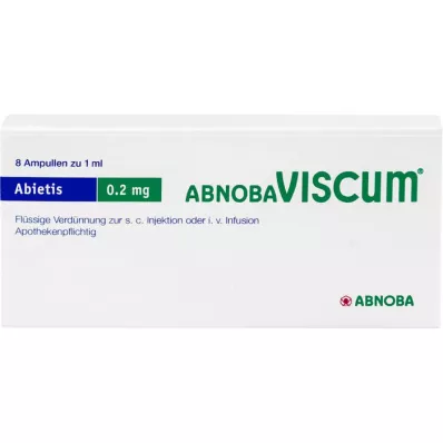 ABNOBAVISCUM Abietis 0,2 mg-os ampullák, 8 db